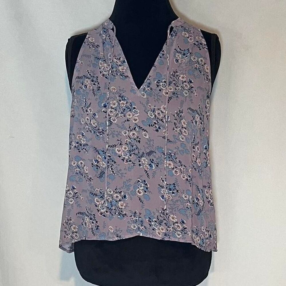 Aeropostale Women's Purple and Blue Blouse